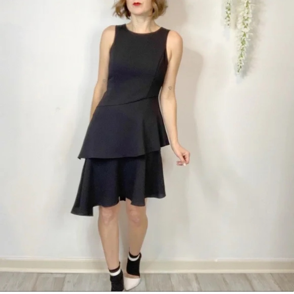 Bar III Black Asymmetrical Dress #173